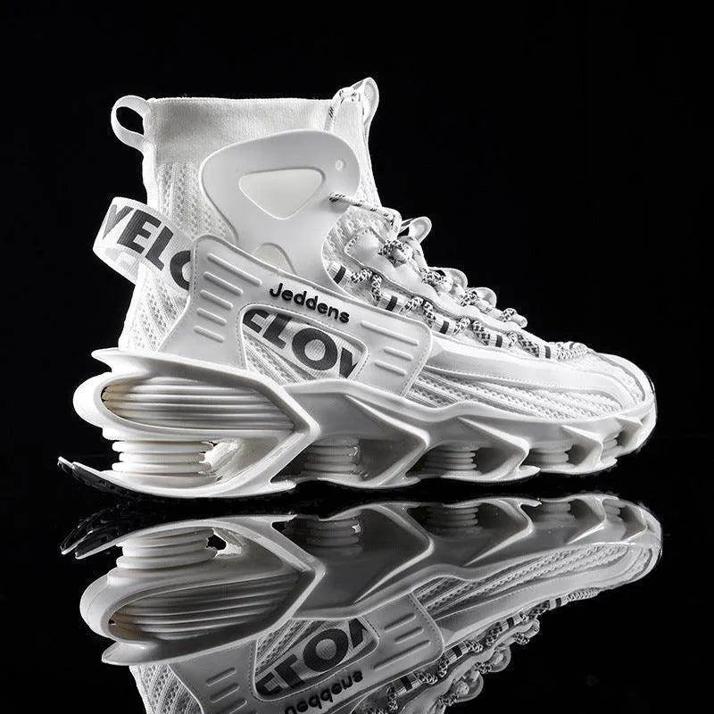 Men's Shoes Thick-Soled Height Increase Shoes Men's Trendy Sneakers - Trainers - Anam Online