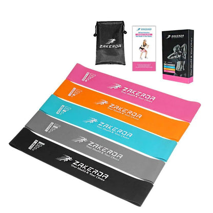 Yoga Resistance Rubber Bands Indoor Outdoor Fitness Equipment 0.35mm-1.1mm Pilates Sport Training Workout Elastic Bands - Anam Online