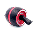 Black and red ab roller on a white background