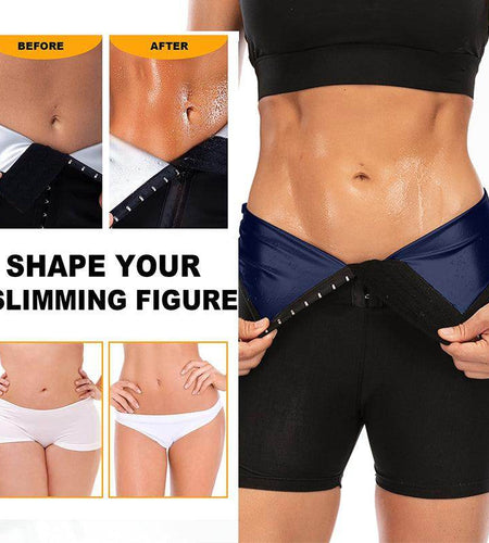 Slimming Pants Waist Trainer Shapewear Tummy Hot Thermo Sweat Leggings Fitness Workout Sweat Sauna Pants Body Shaper - Anam Online