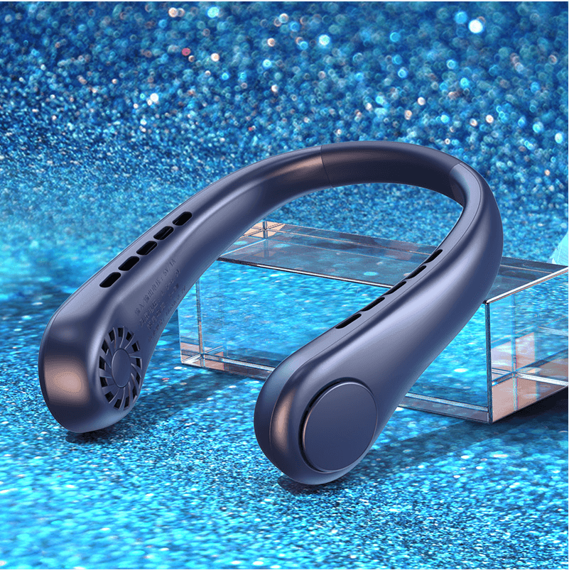New Mini Neck Fan Portable Bladeless Hanging Neck Rechargeable Air Cooler Mini Summer Sports Fans - Anam Online