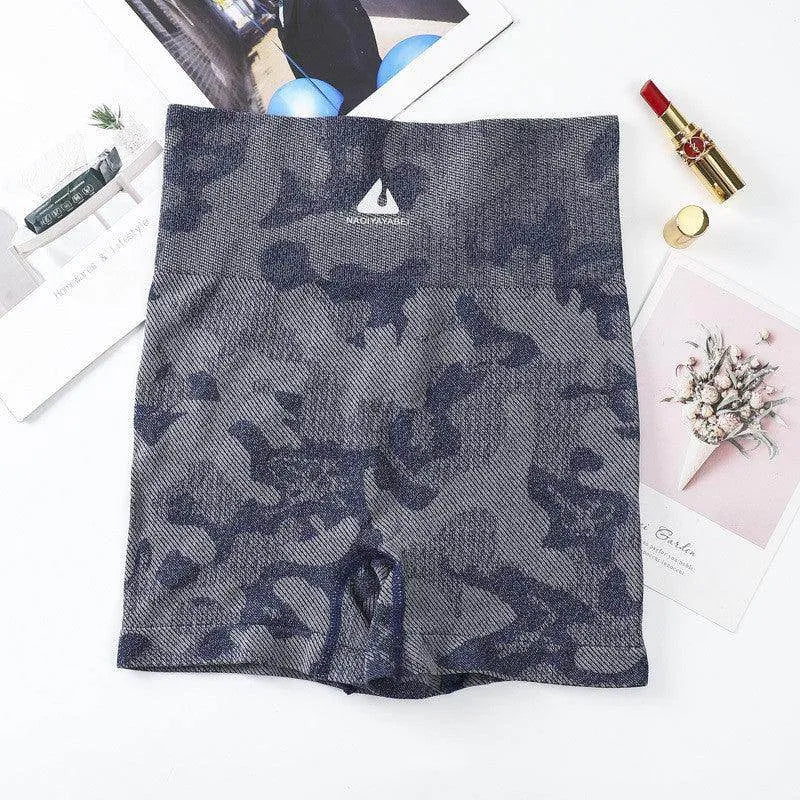 Print Gym Yoga Shorts Soft Workout Yoga Running Shorts Summer - Anam Online
