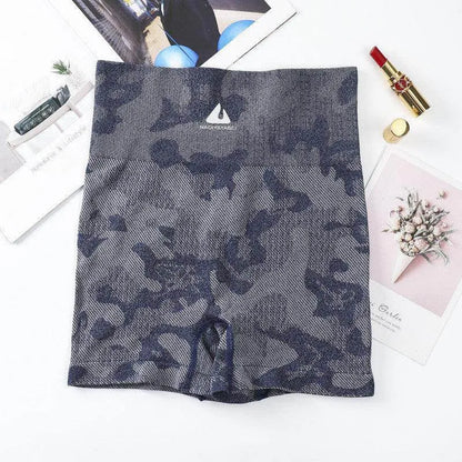 Print Gym Yoga Shorts Soft Workout Yoga Running Shorts Summer - Anam Online