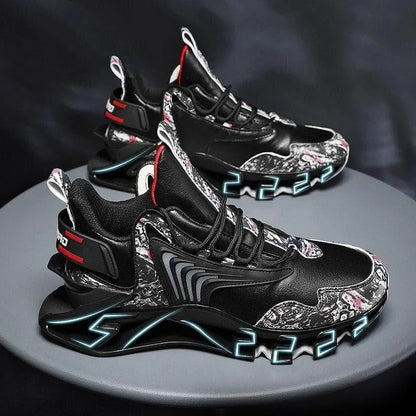 Cool Men Running Sneakers Mesh Breathable Sports Shoes - Anam Online