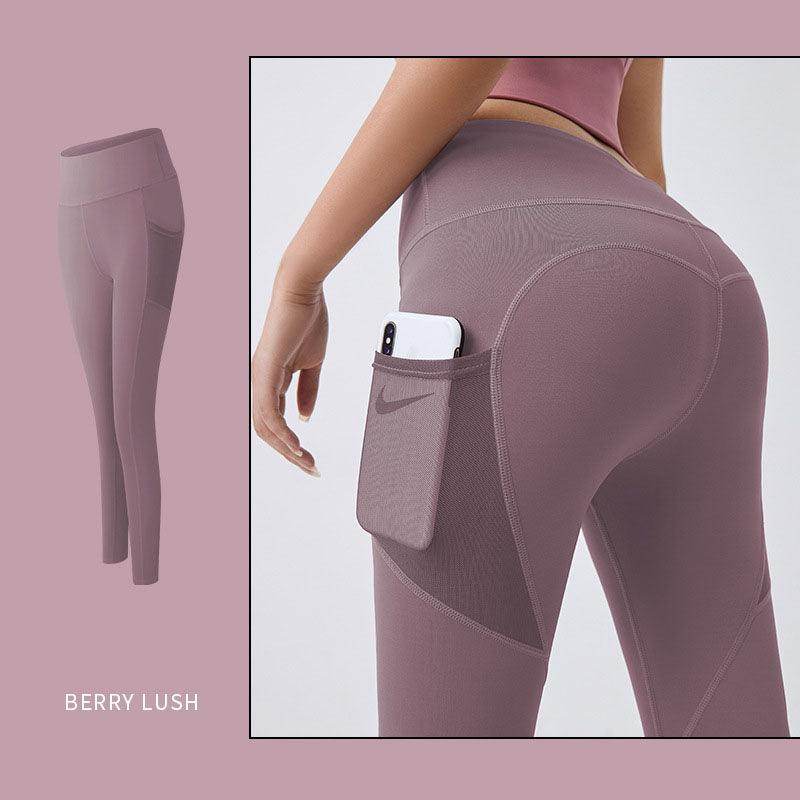 Yoga Pants Women With Pocket Leggings Sport Girl Gym Leggings Women Tummy Control Jogging Tights Female Fitness Pants - Anam Online