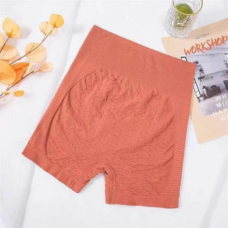 Grid Design Shorts Gym Yoga High Waist Fitness Sports Pants Women - Anam Online