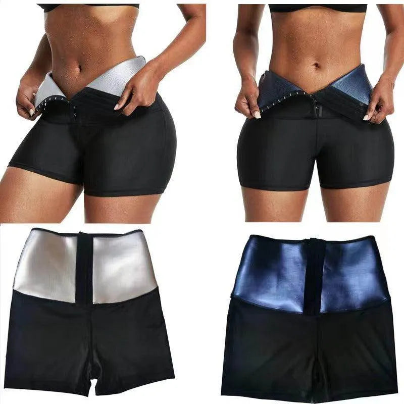 Slimming Pants Waist Trainer Shapewear Tummy Hot Thermo Sweat Leggings Fitness Workout Sweat Sauna Pants Body Shaper - Anam Online