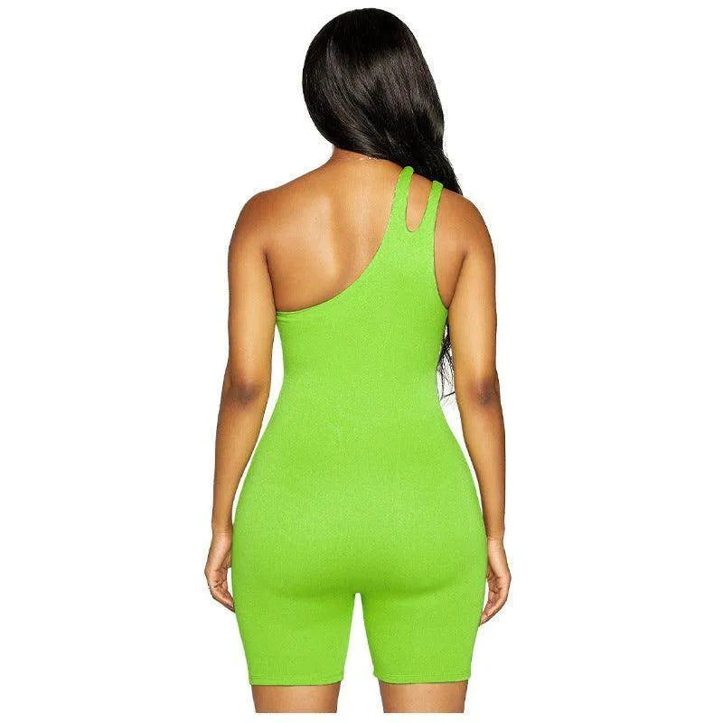 Shoulder Slim Fit Hip Raise Sports Yoga Jumpsuit - Anam Online
