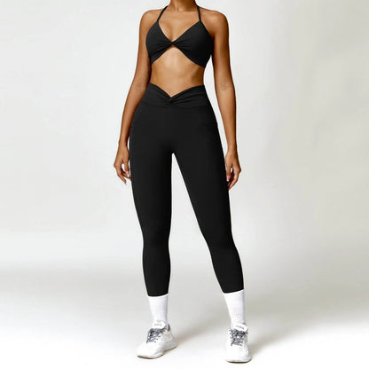 Fashion Camisole Yoga Suit Women Quick-drying Beauty Back Fitness Sports Clothes - Anam Online