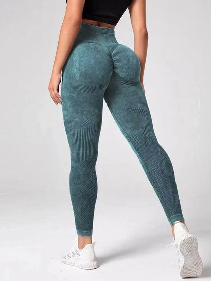 Hollow Design Seamless Leggings High Waist Hip Lifting Running Sports Fitness Yoga Pants Fashion Women Clothing - Anam Online