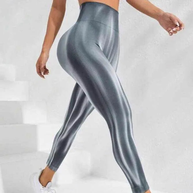 New Tie Dye Aurora Print Sports Pants Seamless High Waisted Fitness Yoga Pants For Women Gym Running Sweatpants Trousers - Anam Online