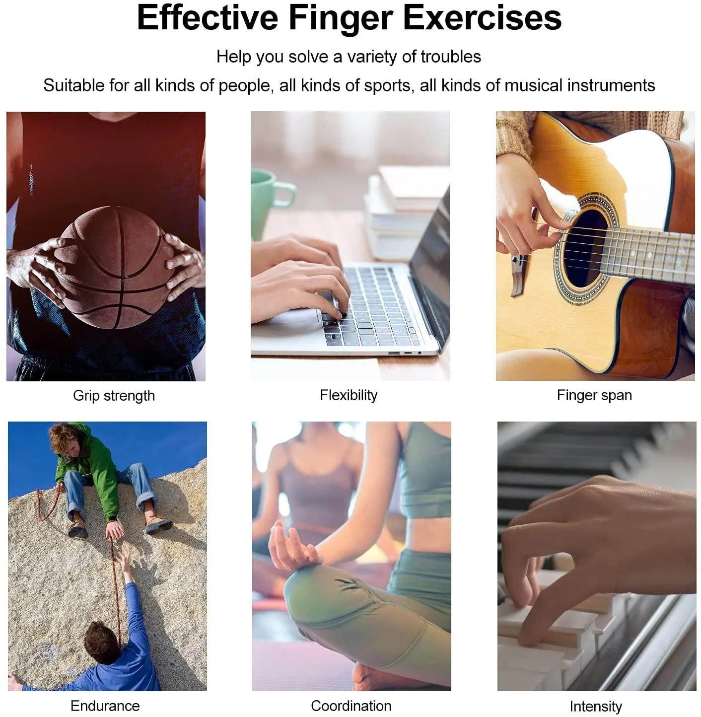 Silicone Grip Device Finger Exercise Stretcher Arthritis Hand Grip Trainer Strengthen Rehabilitation Training To Relieve Pain - Anam Online