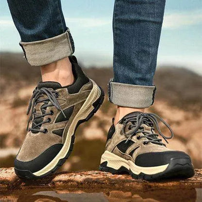Lace-up Sneakers For Men Casual Breathable Outdoor Hiking Running Sports Shoes - Anam Online