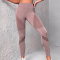 High Waist Seamless Yoga Pants Women's Solid Color Dot Striped Print Butt Lifting Leggings Fitness Running Sport Gym Legging Outfits - Anam Online