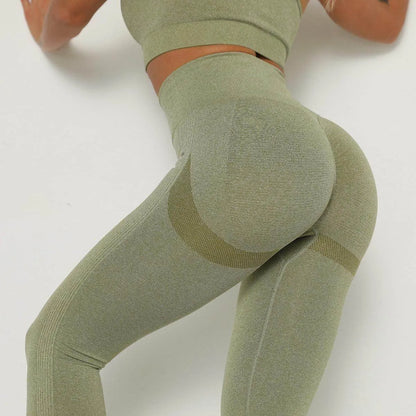 Fitness Yoga Pants Butt Lifting Seamless Leggings Women Gym - Anam Online