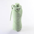 600ml Folding Silicone Water Bottle Sports Water Bottle Outdoor Travel Portable Water Cup Running Riding Camping Hiking Kettle - Anam Online