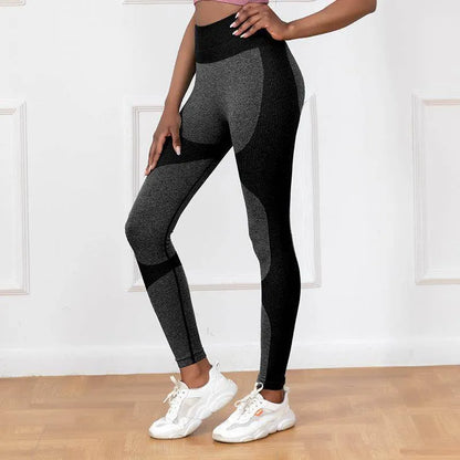 Striped Printed Yoga Pants High Waist Seamless Leggings Stretch Butt Lift Quick-drying Running Sports Fitness Pant Women Clothing - Anam Online