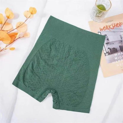 Grid Design Shorts Gym Yoga High Waist Fitness Sports Pants Women - Anam Online