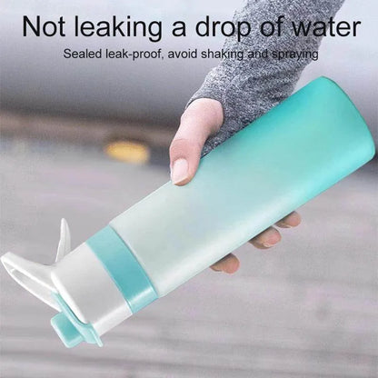 Sport Fitness Water Cup Large Capacity Spray Bottle Drink Travel Bottles - Anam Online