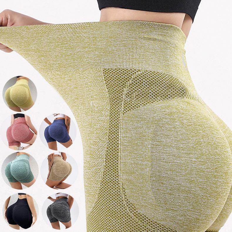 Fitness Yoga Shorts Pants Butt Lifting Seamless Leggings Women Gym - Anam Online