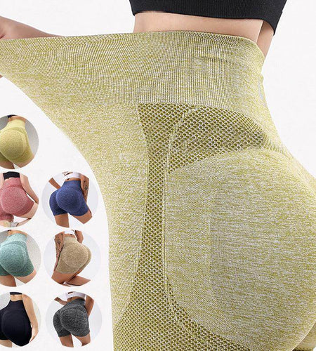 Fitness Yoga Shorts Pants Butt Lifting Seamless Leggings Women Gym - Anam Online
