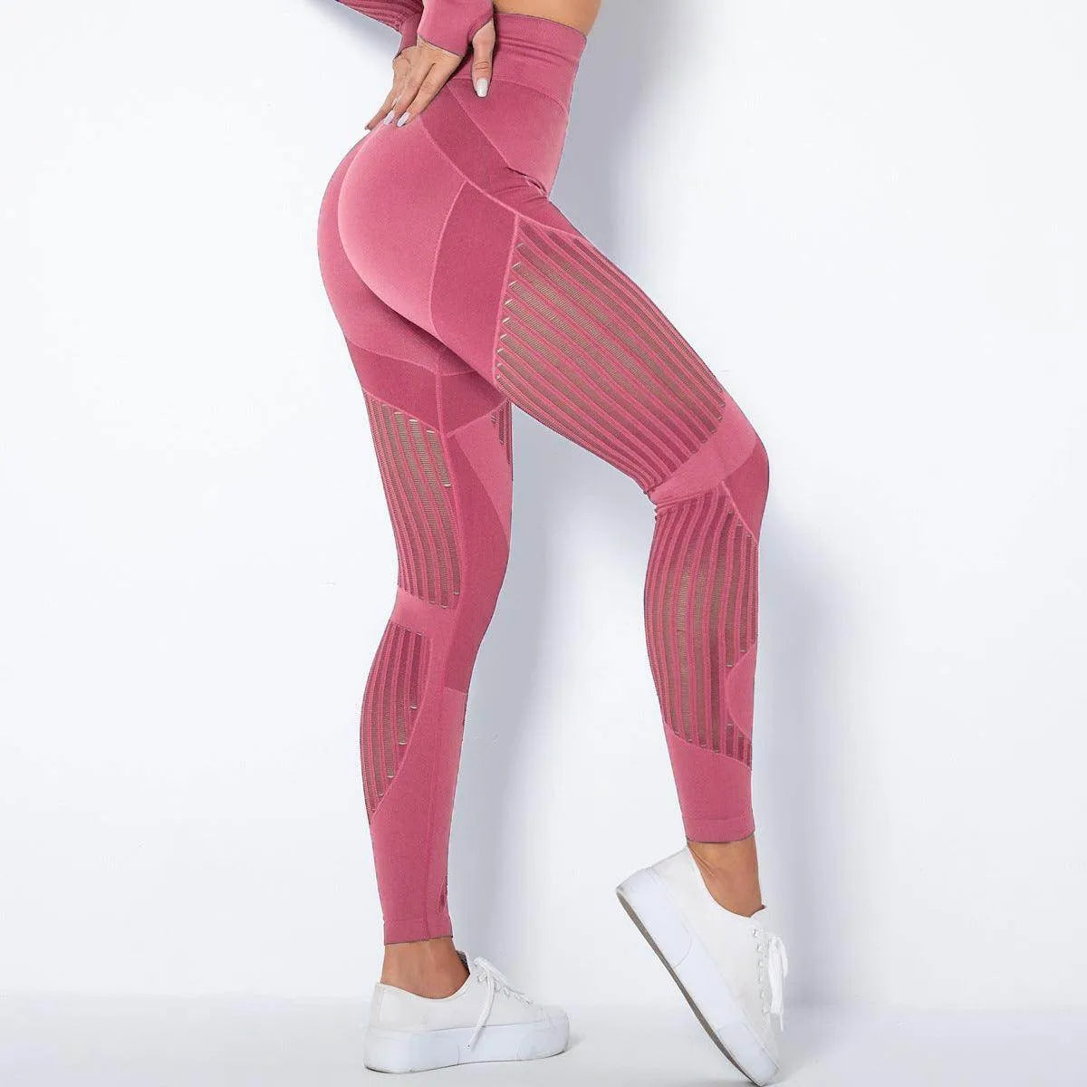 Hip-lifting Elastic Tight-fitting Bottoming Shaping Sweatpants Seamless Yoga Pants - Anam Online