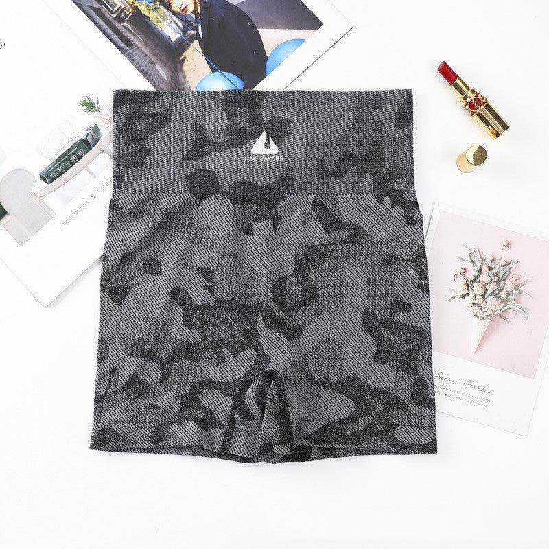 Print Gym Yoga Shorts Soft Workout Yoga Running Shorts Summer - Anam Online