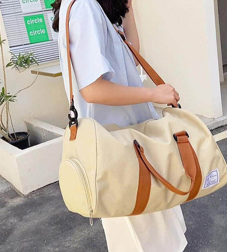 Men & Ladies Sports Duffle Travel Bag Lager Canvas Leisure Work Gym Holdall Bags - Anam Online