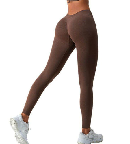 Seamless V Waist Yoga Pants Female High Waist Hip Lift - Anam Online