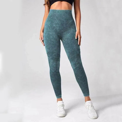 Hollow Design Seamless Leggings High Waist Hip Lifting Running Sports Fitness Yoga Pants Fashion Women Clothing - Anam Online