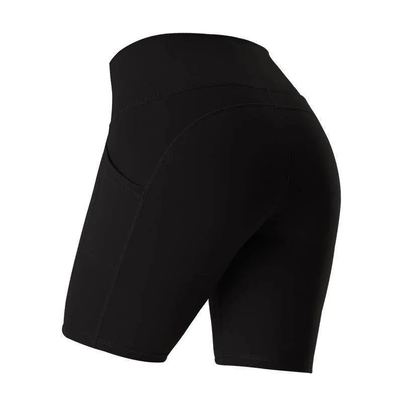 High Waist Fitness Gym Workout Leggings With Pockets Athletic Yoga Pants Slim Hips Lifting Pants - Anam Online
