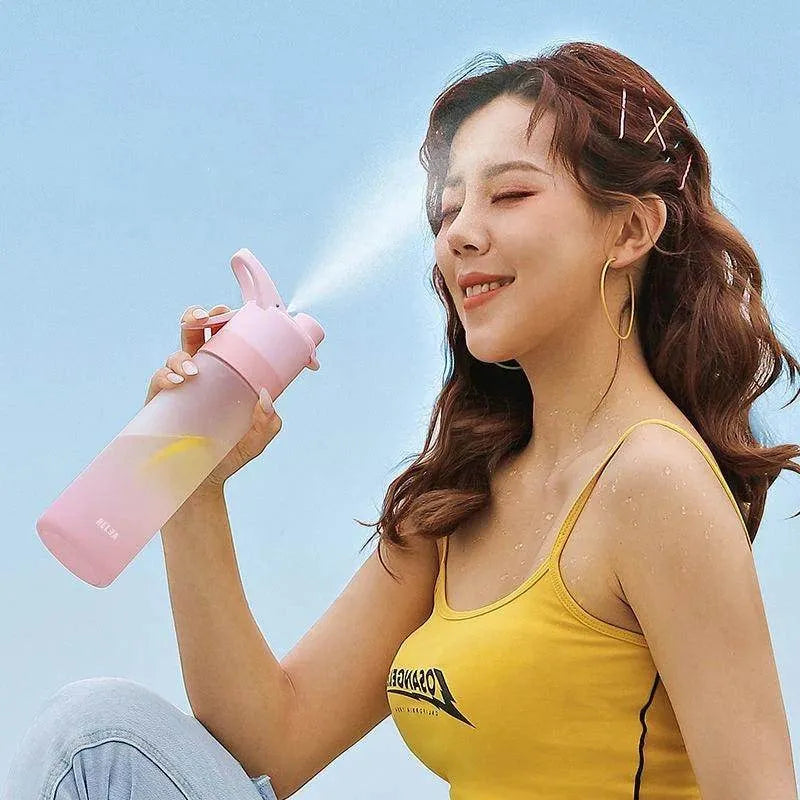 Sport Fitness Water Cup Large Capacity Spray Bottle Drink Travel Bottles - Anam Online