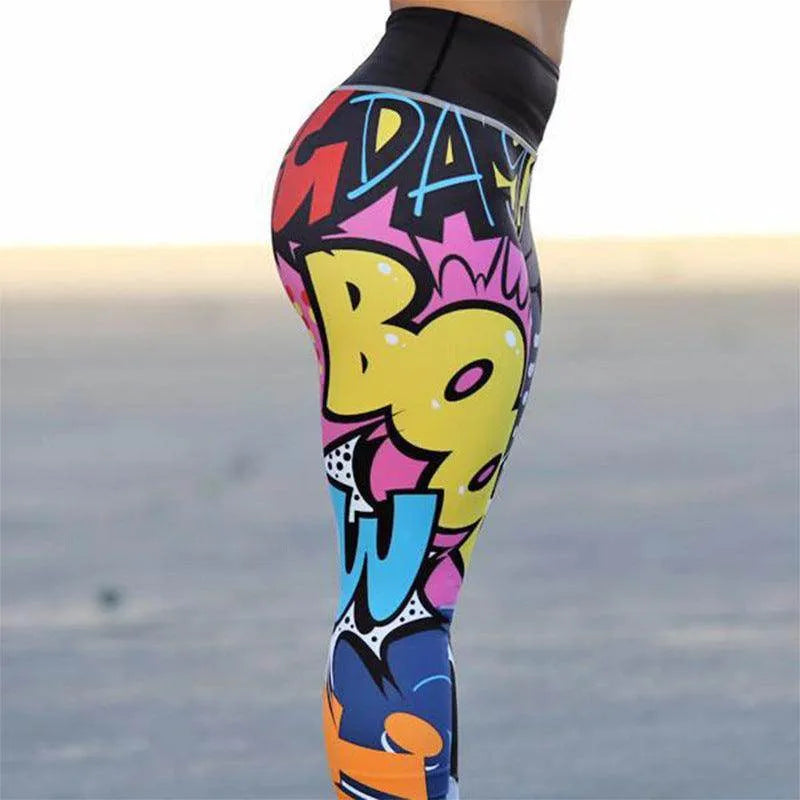 Yoga Fitness Leggings Women Pants Fitness Slim Tights Gym Running Sports Clothing - Anam Online