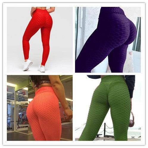 Booty Lifting Anti Cellulite Scrunch Leggings Without Pocket - Anam Online