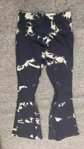 Fashion Tie Dye Printed Yoga Bell-Bottomed Pants Seamless High Waist Quick-drying Fitness Running Sports Leggings Women Flares - Anam Online