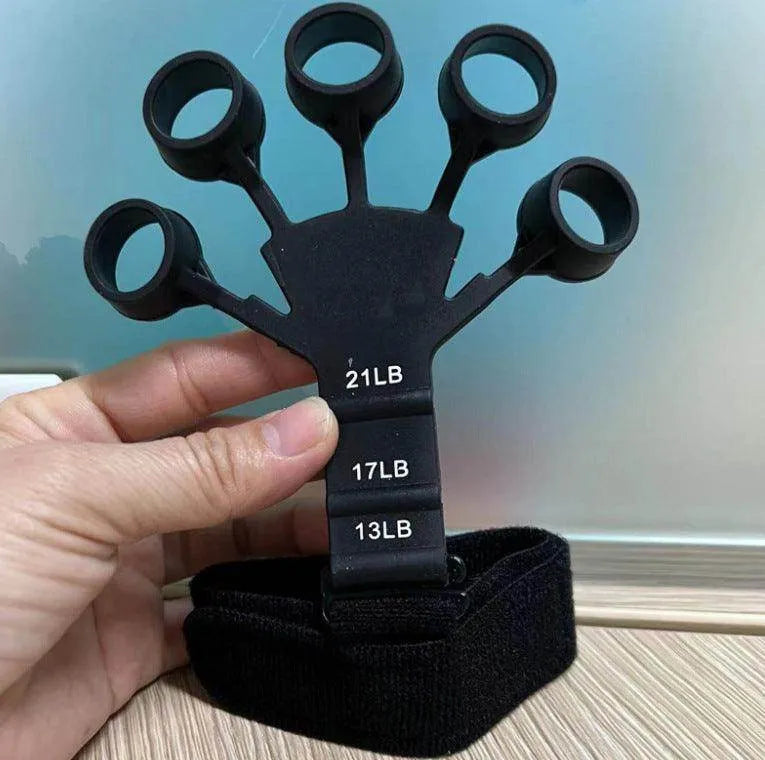 Silicone Grip Device Stretcher Finger Gripper Strength Trainer Strengthen Rehabilitation Training - Anam Online