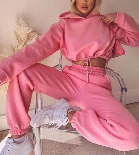 Stylish Jogging Suits for Women - 2 Piece Sweatsuits, Tracksuits, Sexy Long Sleeve Hoodie & Casual Fitness Sportswear - Anam Online