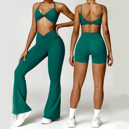 Fashion Camisole Yoga Suit Women Quick-drying Beauty Back Fitness Sports Clothes - Anam Online