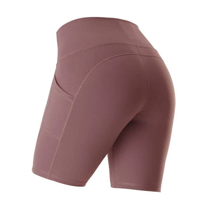 High Waist Fitness Gym Workout Leggings With Pockets Athletic Yoga Pants Slim Hips Lifting Pants - Anam Online