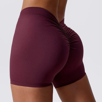 European And American Elastic Suede Yoga Pants - Anam Online