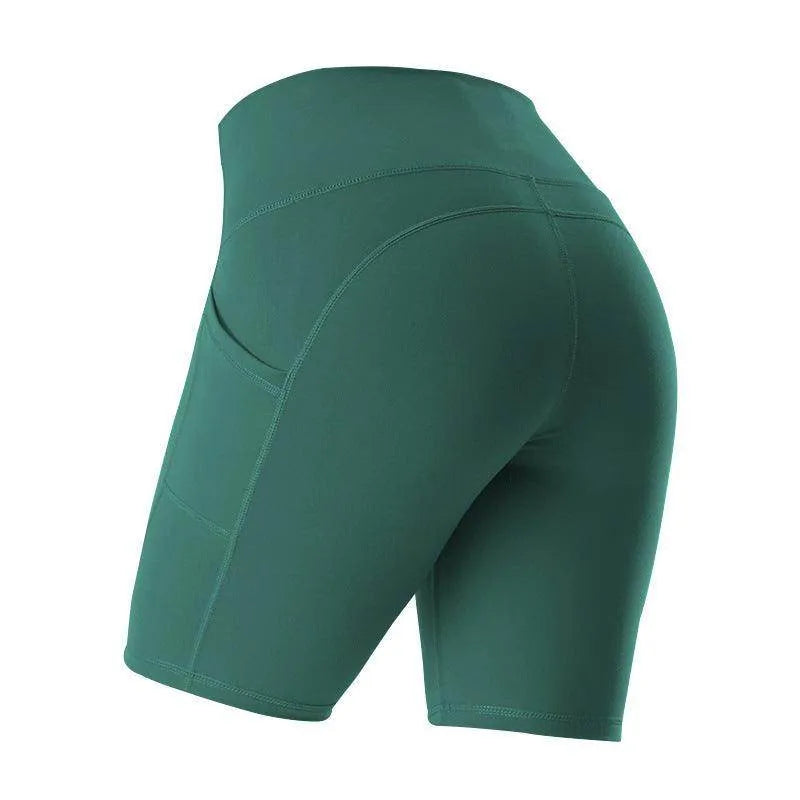 High Waist Fitness Gym Workout Leggings With Pockets Athletic Yoga Pants Slim Hips Lifting Pants - Anam Online