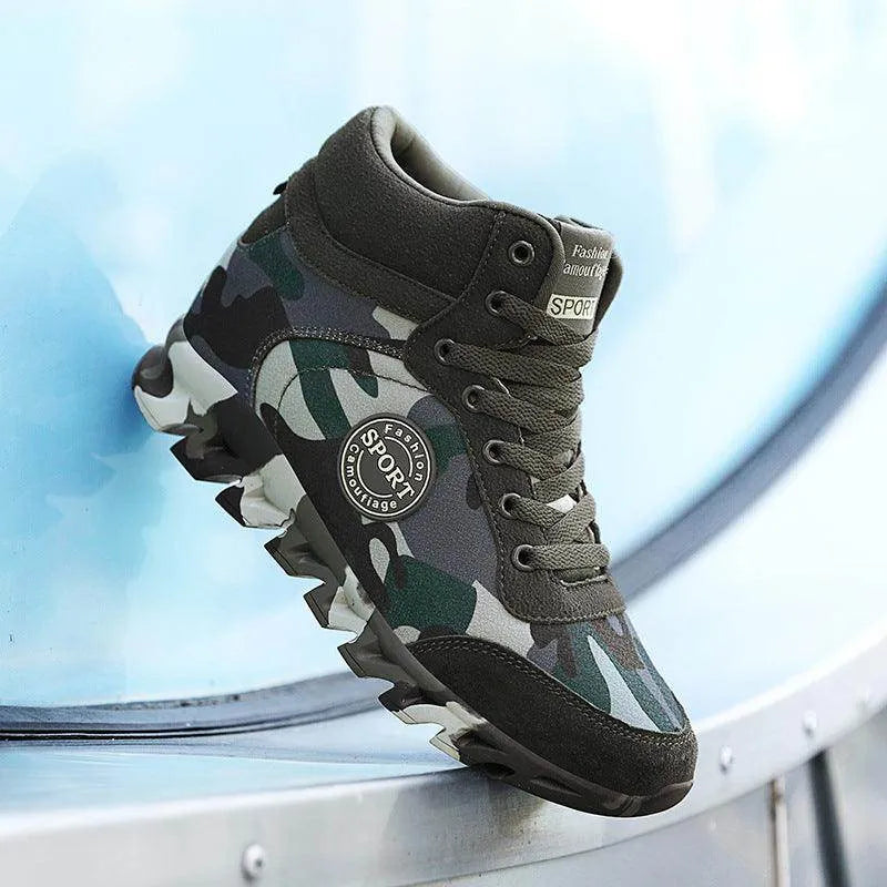 Women's Casual Camouflage Increased Sneakers - Anam Online