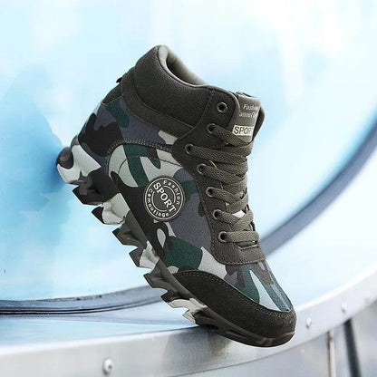 Women's Casual Camouflage Increased Sneakers - Anam Online