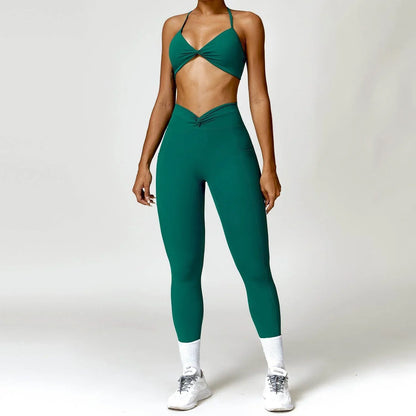 Fashion Camisole Yoga Suit Women Quick-drying Beauty Back Fitness Sports Clothes - Anam Online