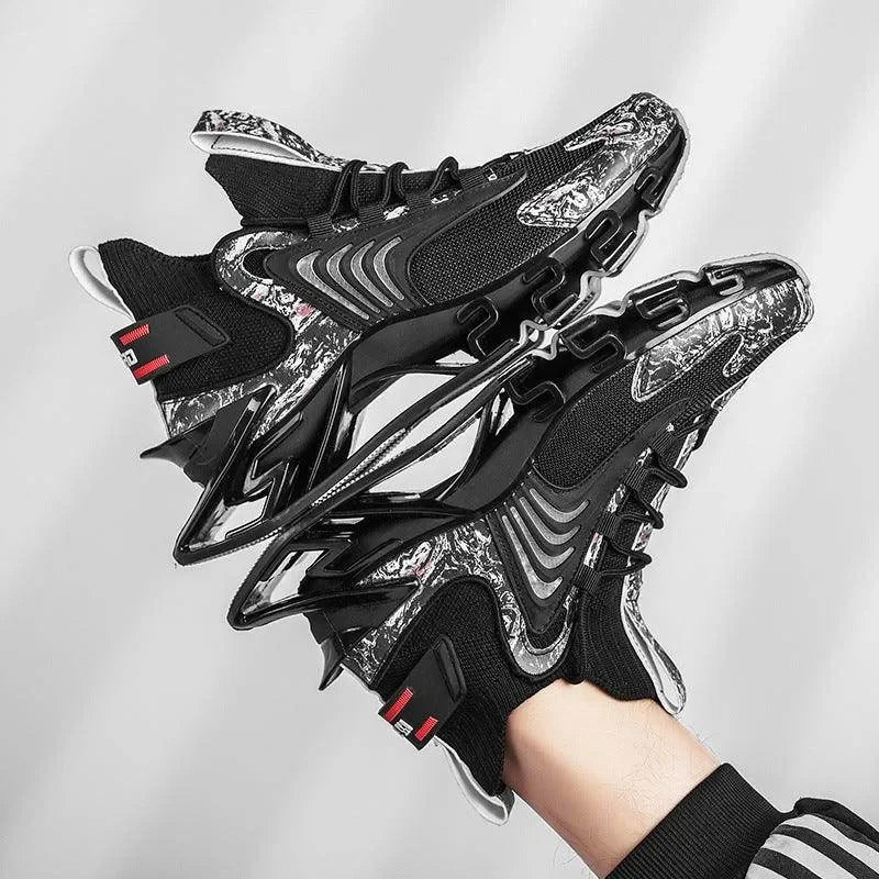 Cool Men Running Sneakers Mesh Breathable Sports Shoes - Anam Online