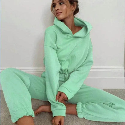 Stylish Jogging Suits for Women - 2 Piece Sweatsuits, Tracksuits, Sexy Long Sleeve Hoodie & Casual Fitness Sportswear - Anam Online
