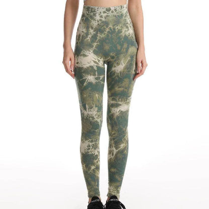 Tie Dye Leggings Women Fitness Yoga Pants Seamless Push Up Workout Tights Gym Sports Legging - Anam Online