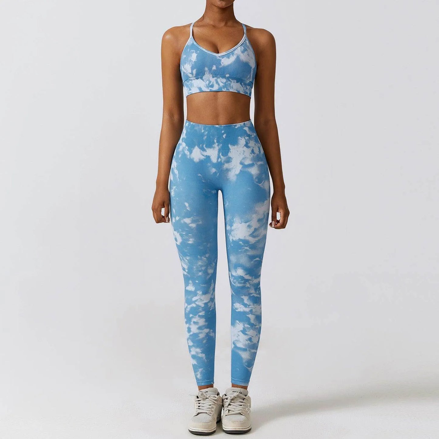 Camouflage Printing Seamless Yoga Suit Quick-drying High Waist Running Workout Clothes - Anam Online