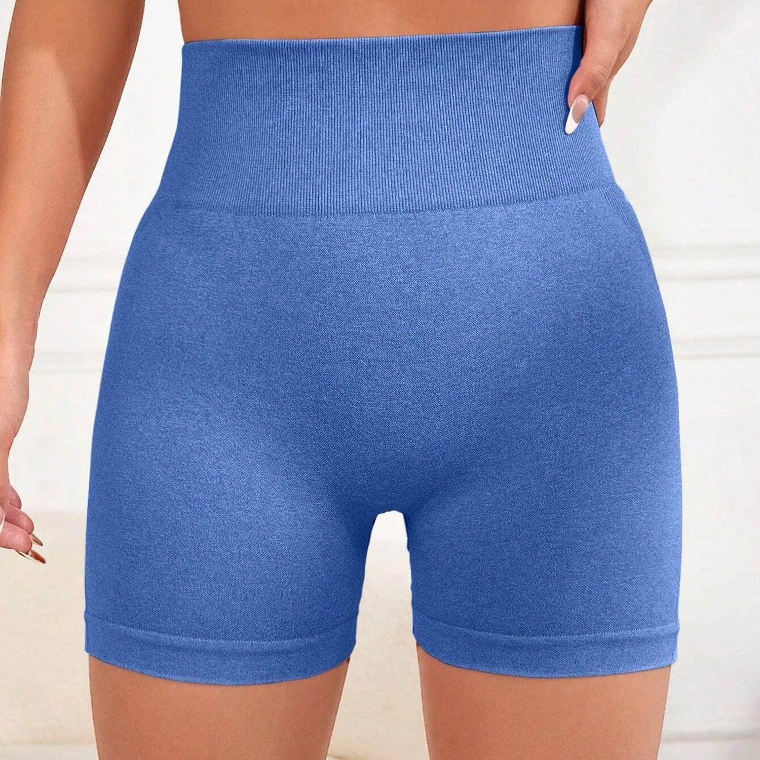 Ladies' High Waist Pants Hip Lifting Three-point Yoga Shorts - Anam Online
