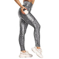 Pocket Printed Hip Raise Yoga Pants - Anam Online
